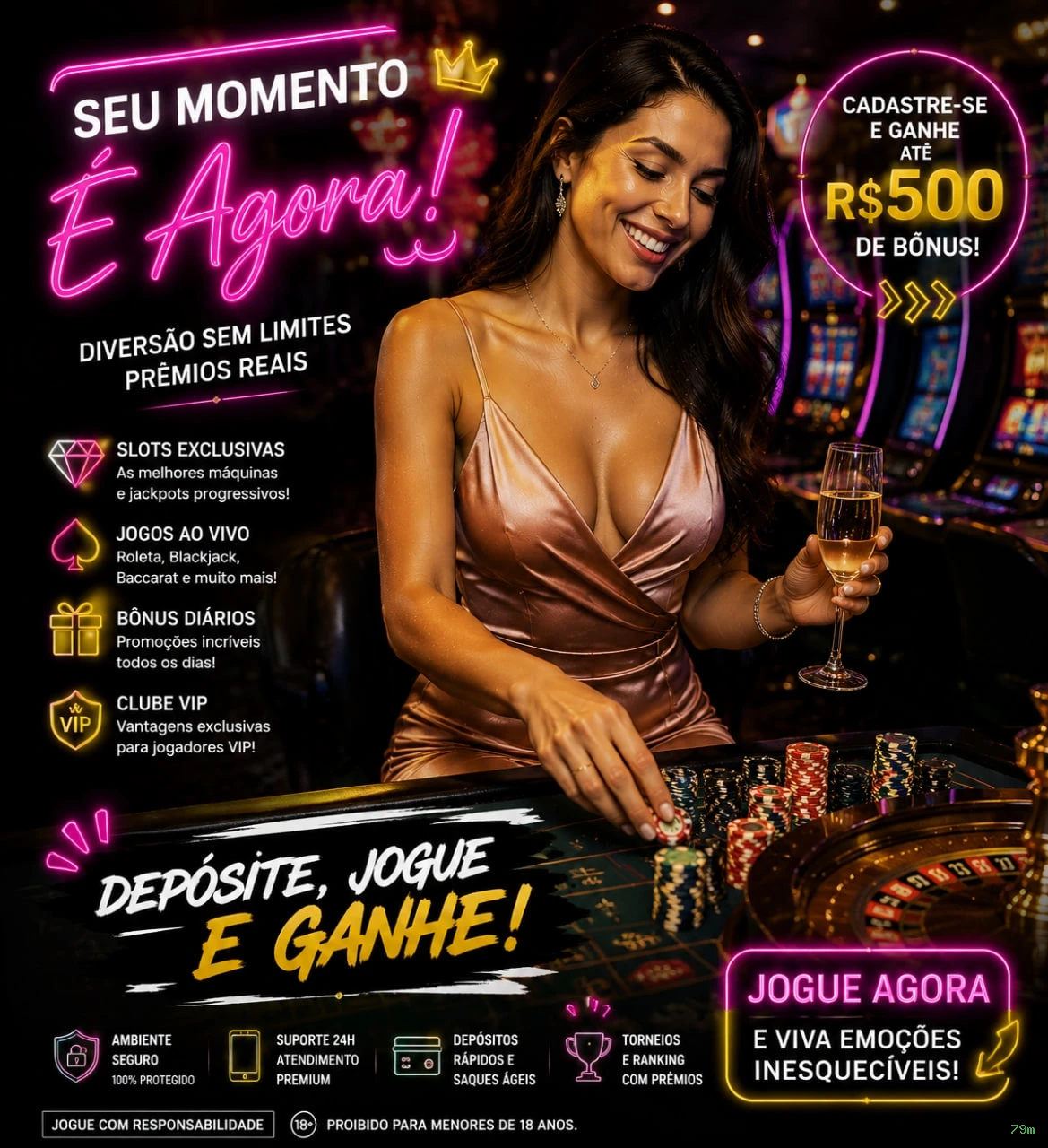 Conta 79m sincronizada site e app